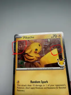 Pikachu 051/162 Stamped Promo W/ Double SWIRL - Pokemon Day 30th Anniversary - Image 1