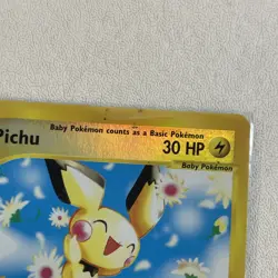 2002 Pokemon Expedition Pichu 22/165 Reverse Holo LP+ - Image 4
