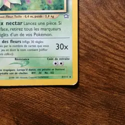 Joliflor-Bellossom 3/111 Holo Rare Neo Genesis French Pokemon 2001 TCG CCG - Image 3