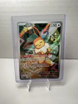 Pokemon SV: Scarlet & Violet Prismatic Evolutions Eevee 173 Promo Card Holo - Image 1