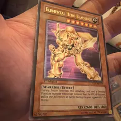 Elemental Hero Bladedge EEN-EN007 1st Edition Ultimate Rare YuGiOh (LP) Good - Image 3