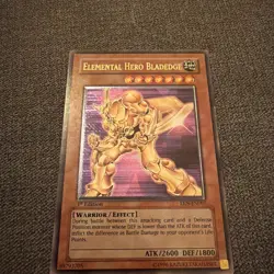 Elemental Hero Bladedge EEN-EN007 1st Edition Ultimate Rare YuGiOh (LP) Good - Image 5