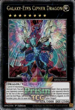1st ed Galaxy-Eyes Cipher Dragon QCR MP24-EN044 Yugioh - Image 1