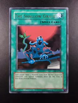 YUGIOH 2003 | THE SHALLOW GRAVE | PSV-E036 | RARE | NEAR MINT - Image 1