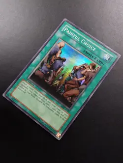 YUGIOH 2002 | PAINFUL CHOICE | MRL-E049 | 1ST EDITION | VERY GOOD (MP) - Image 3