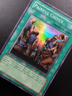 YUGIOH 2002 | PAINFUL CHOICE | MRL-E049 | 1ST EDITION | VERY GOOD (MP) - Image 5