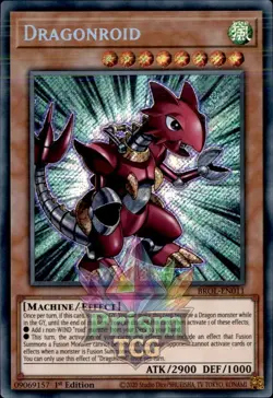 1st ed Dragonroid secret rare BROL-EN011 Yugioh - Image 1