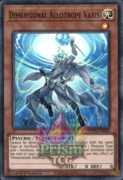 1st ed Dimensional Allotrope Varis super rare PHHY-EN028 Yugioh - Image 1