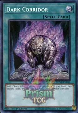 1st ed Dark Corridor secret rare DUNE-EN059 Yugioh - Image 1