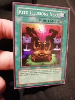 Carta Yugioh Rito Illusione Nera SDM-I051 SRL MRL Super Rara Ita Exc - Image 1