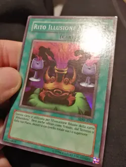 Carta Yugioh Rito Illusione Nera SDM-I051 SRL MRL Super Rara Ita Exc - Image 2
