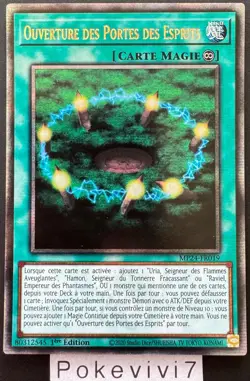 Carte YU-GI-OH! OUVERTURE DES PORTES DES ESPRITS MP24-FR019 QCSR NEUF - Image 1