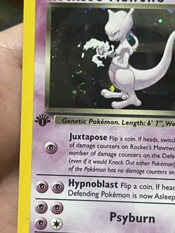 Pokemon TCG Rockets Mewtwo Gym Challenge Holo Card 14/132 1st Edition - Image 3