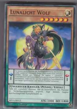 YU-GI-OH Lunalicht Wolf Common SHVI-DE012 - Image 1