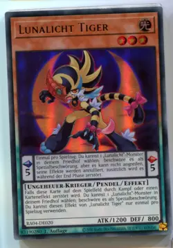 Yu-Gi-Oh! Lunalicht Tiger Ultra Rare RA04-DE020 - Image 1