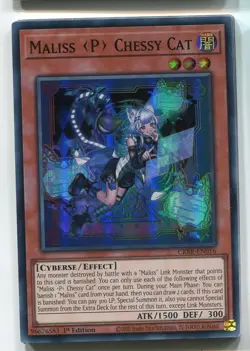 Yu-Gi-Oh! MAliss P Chessy Cat Super Rare englisch CRBR-EN016 - Image 1