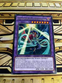 Yugioh Lunalicht Katzentanzerin SHVI-DE046 Rare - Image 1