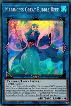 ETCO-EN054 MARINCESS GREAT BUBBLE REEF SUPER RARE 1ST EDITION YuGiOh CARD - Image 1
