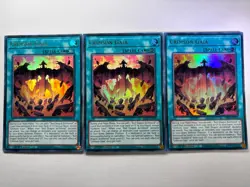3 x Crimson Gaia RA05-EN070 Ultra Rare 1st Edition YuGiOh Playset NM - Image 1