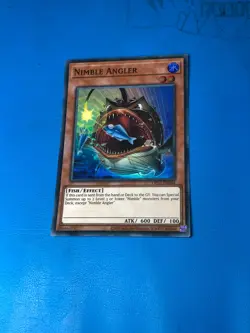 YUGIOH Super Rare Nimble Angler OP22-EN004 - Image 1