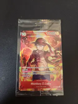 Monkey D. Luffy SR ST10-006 - Treasure Booster Promo - One Piece TCG Sealed - Image 1