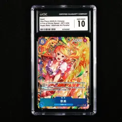 CGC 10 GEM MINT 2025 One Piece CHN Nami OP11-054 SR (Alt Art) - Image 1