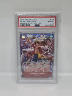 PSA 10 Set One Piece Day Dallas , Monkey D Luffy, Roronoa Zoro , Uta Ado Don - Image 2