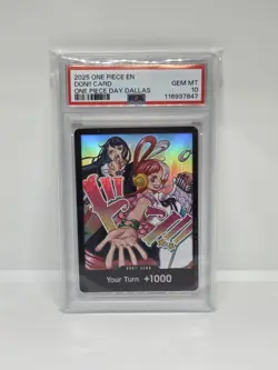 PSA 10 Set One Piece Day Dallas , Monkey D Luffy, Roronoa Zoro , Uta Ado Don - Image 4
