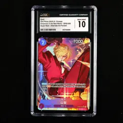 CGC 10 GEM MINT 2025 One Piece CHN Sanji OP09-065 SR (Alt Art) - Image 1