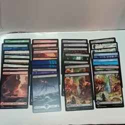 Magic The Gathering Full Art Basic Land Card Lot Of 31 Mixed Sets - Image 1