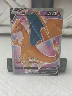 2020 SWSH050 MINT CHARIZARD V BLACK STAR PROMO POKEMON CARD - Image 1