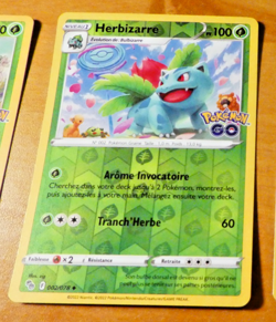 POKEMON GO FRANCAISE CARD REVERSE HOLO CARTE HERBIZARRE 002/078 FR JCC NM 2022 - Image 1