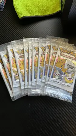 11. SEALED 25th Anniversary General Mills Pokemon Cereal 3 Card Packs Fun Pack - Image 1