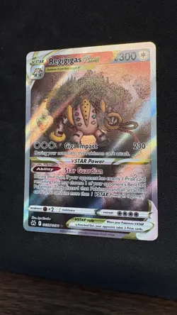 Pokemon Regigigas VSTAR Card GG55/GG70 Crown Zenith Galarian Gallery - Image 1