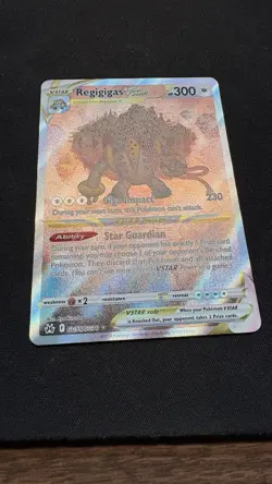 Pokemon Regigigas VSTAR Card GG55/GG70 Crown Zenith Galarian Gallery - Image 2