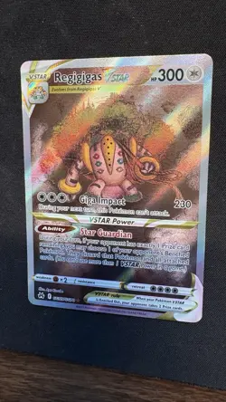 Pokemon Regigigas VSTAR Card GG55/GG70 Crown Zenith Galarian Gallery - Image 3