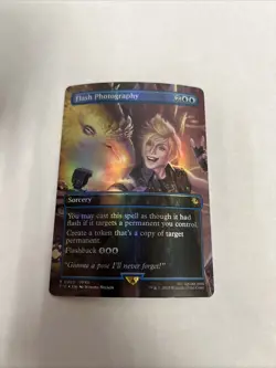 Flash Photography Borderless Foil Card #0463 MTG LP - Image 1