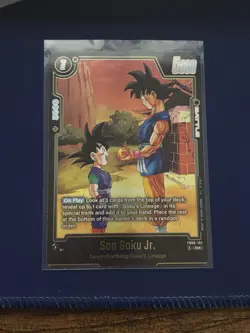 Dragon Ball Super Card Game Son Goku Jr. FB08-102 R On Play English 5000 HP - Image 1