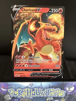 Pokemon Card Charizard V 018/159 Ultra Rare Crown Zenith Near Mint - Image 1