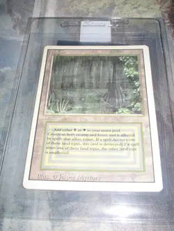 Bayou MTG Revised Edition x1 3rd Edition Dual Land (Already Authenticated!) - Image 1