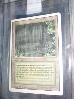 Bayou MTG Revised Edition x1 3rd Edition Dual Land (Already Authenticated!) - Image 3