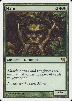 MTG Maro ** Ninth Edition ** English (DAMAGED) - Image 1