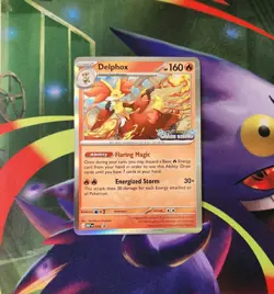 Pokemon TCG - Delphox - Chaos Rising Prerelease Stamped Promo - MEP 074 - NM - Image 1