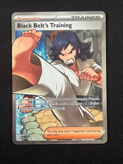 Black Belt's Training 255/217 - 2025 Pokemon TCG Ascended Heroes Ultra Rare - NM - Image 1