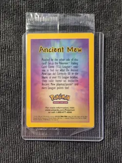 Ancient Mew SEALED Pokemon Unopened 2000 Movie Promo Holo Card - RARE Near Mint - Image 1