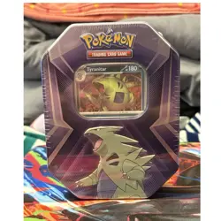 Triple Whammy Tin: Tyranitar Holo Promo. 3 booster Packs Factory Sealed Pokemon - Image 1