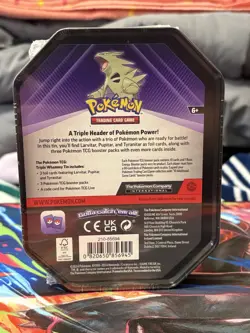 Triple Whammy Tin: Tyranitar Holo Promo. 3 booster Packs Factory Sealed Pokemon - Image 2