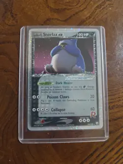 Pokemon TCG Rocket's Snorlax ex 104/109 Team Rocket Returns Holo - Image 1