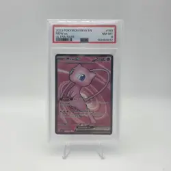 2023 POKEMON MEW EN-151 ULTRA RARE #193 MEW EX 193/165 PINK MINT PSA 8 - Image 1