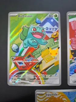 Pokemon First Partner Illustration Collection Series 1 Kanto Gen 1 Starters Set - Image 2